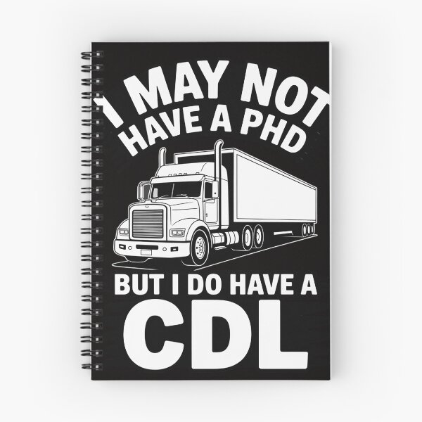 Item preview, Truck Driver Licence CDL Cargo Logbook Saying Gift designed and sold by banbopbii.
