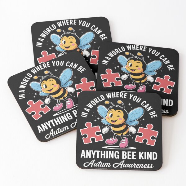 Item preview, Funny Autism Awareness Bee Kind Autistic Cute Autism Be Kind designed and sold by Dolostope.