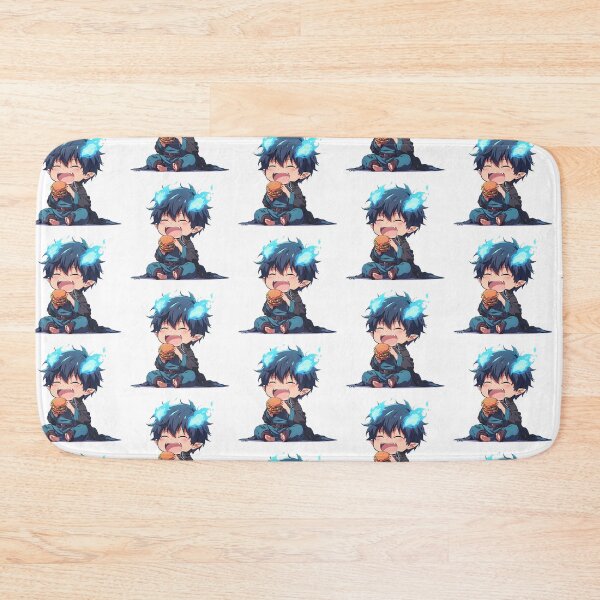 Item preview, Rin Okumura Blue Exorcist Anime Chibi Kawaii Burger Flame Cute Joy Fun designed and sold by mildaclairmo.
