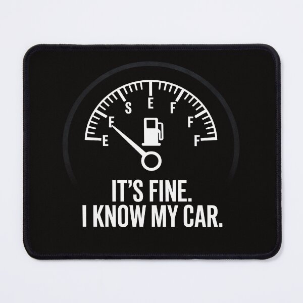 Item preview, Car Gas Gauge on Empty Low Fuel designed and sold by AnimeManga2D.