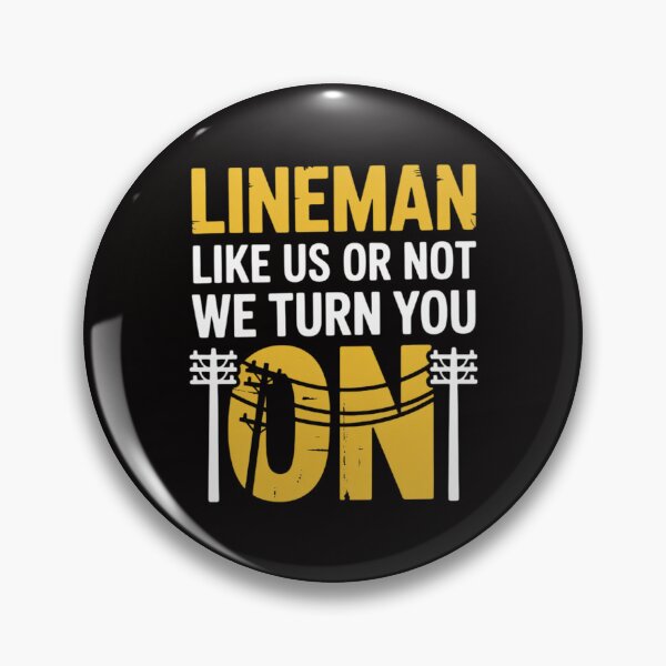 Item preview, Lineman Art For Men Dad Electronics Humor Electrician designed and sold by AnimeManga2D.