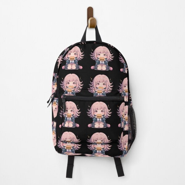 Item preview, Chiaki Nanami Danganronpa Anime Girl Kawaii Chibi Burger Cute Moment Food designed and sold by mildaclairmo.