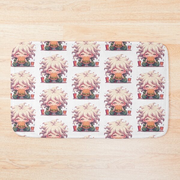 Item preview, Nagito Komaeda Danganronpa Anime Kawaii Chibi Burger Cute Whimsical Moment designed and sold by mildaclairmo.
