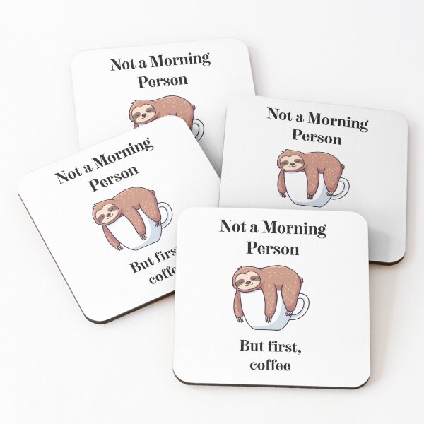 Item preview, Funny Morning Sarcasm Shirt Not a Morning Person designed and sold by ChameraDesign.