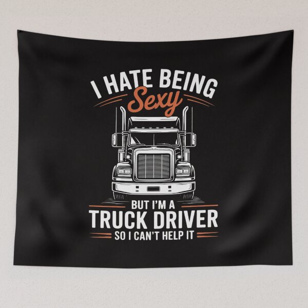 Item preview, Truck Driver Trucker Truckie LGV Driving Teamster Vehicle designed and sold by AnimeManga2D.