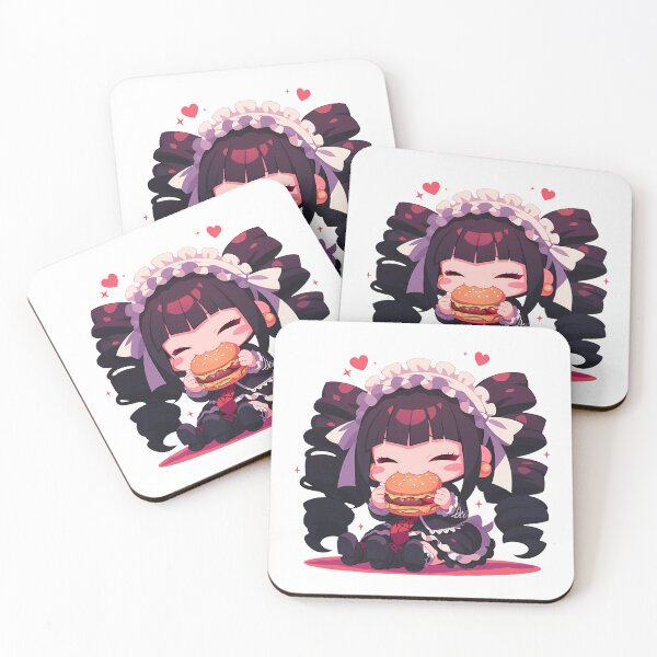 Item preview, Celestia Ludenberg Danganronpa Anime Girl Chibi Kawaii Burger Sweet Gothic designed and sold by mildaclairmo.