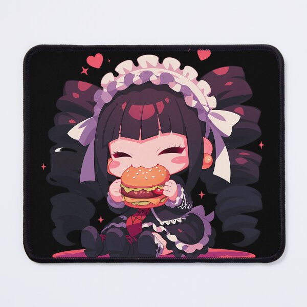 Item preview, Celestia Ludenberg Danganronpa Anime Girl Chibi Kawaii Burger Sweet Gothic designed and sold by mildaclairmo.