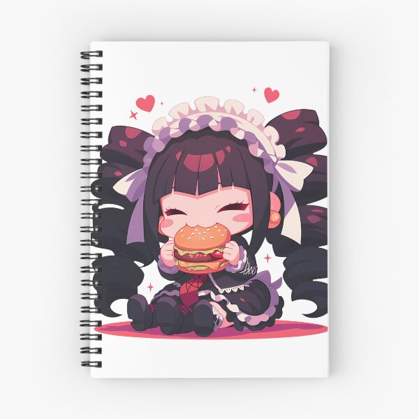 Item preview, Celestia Ludenberg Danganronpa Anime Girl Chibi Kawaii Burger Sweet Gothic designed and sold by mildaclairmo.