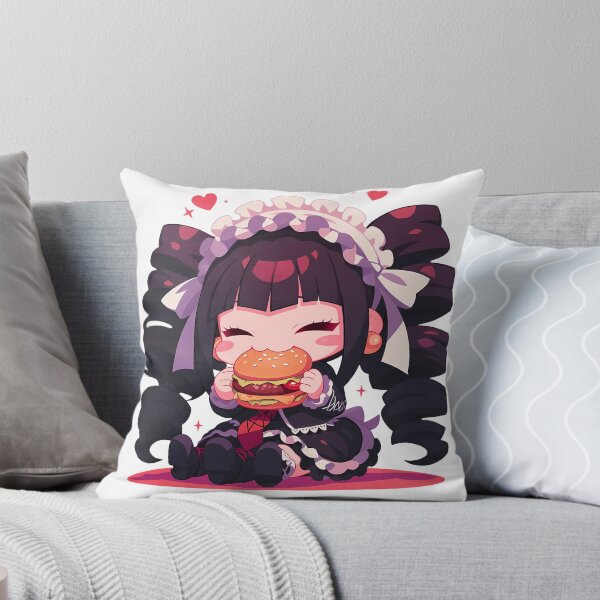 Item preview, Celestia Ludenberg Danganronpa Anime Girl Chibi Kawaii Burger Sweet Gothic designed and sold by mildaclairmo.