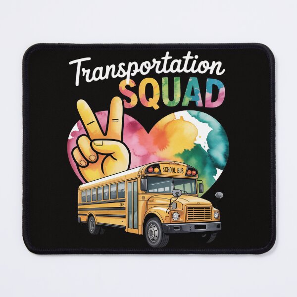 Item preview, Transportation Squad Back To School Bus Driver Teach student designed and sold by AnimeManga2D.