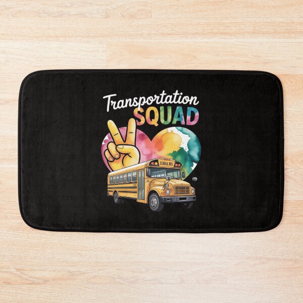 Item preview, Transportation Squad Back To School Bus Driver Teach student designed and sold by AnimeManga2D.
