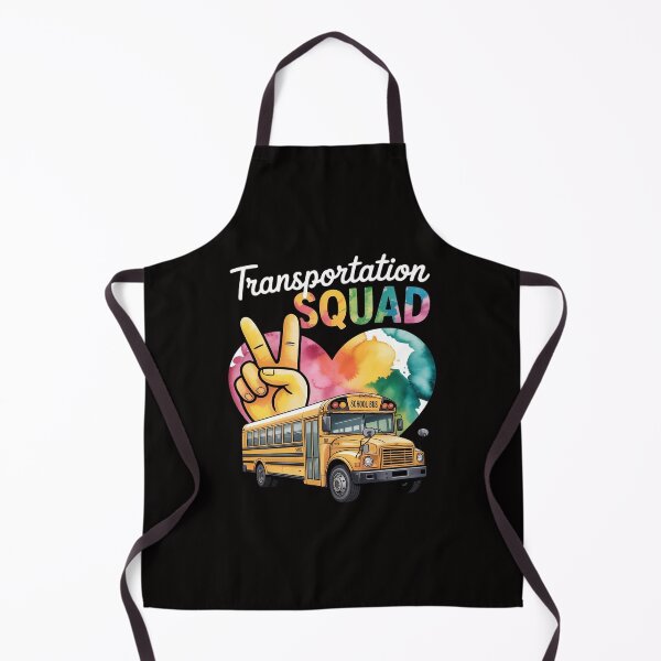 Item preview, Transportation Squad Back To School Bus Driver Teach student designed and sold by AnimeManga2D.
