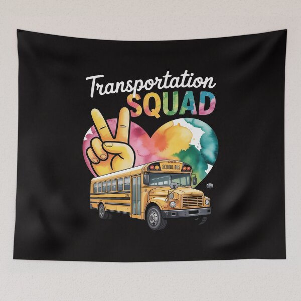 Item preview, Transportation Squad Back To School Bus Driver Teach student designed and sold by AnimeManga2D.