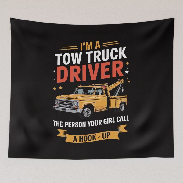 Item preview, Tow Truck Driver for Wrecker Operator designed and sold by AnimeManga2D.