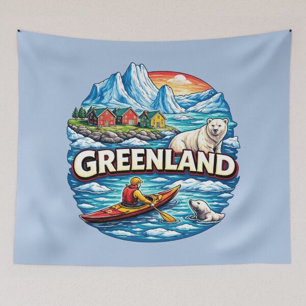 Item preview, Greenland Arctic Circle designed and sold by Myra365Art.
