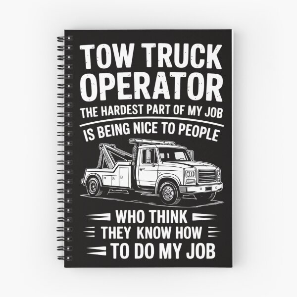 Item preview, Tow Truck Driver & Tow Operator Wrecker designed and sold by AnimeManga2D.