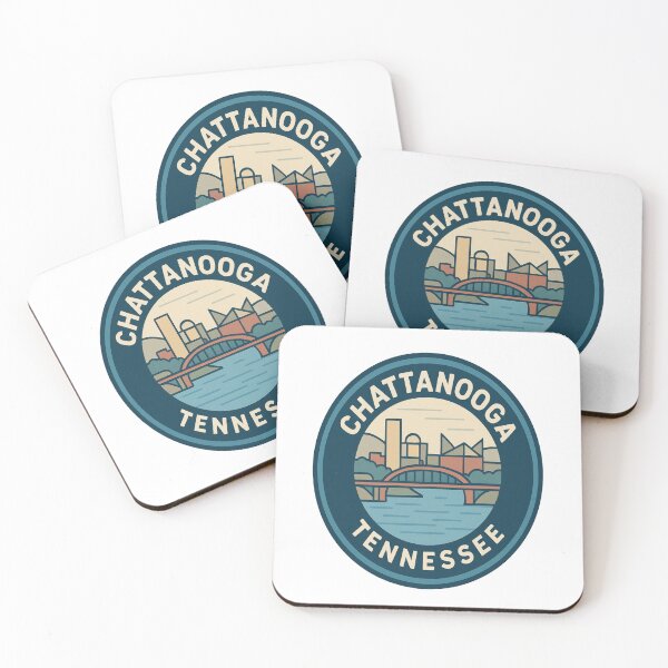 Item preview, Chattanooga Riverfront Retro | Vintage Tennessee Cityscape Travel Art designed and sold by Globalcitytees.
