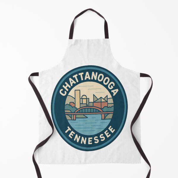 Item preview, Chattanooga Riverfront Retro | Vintage Tennessee Cityscape Travel Art designed and sold by Globalcitytees.