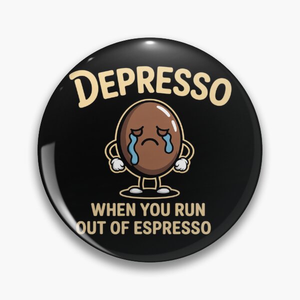 Item preview, Depresso Coffee Bean Caffeine Addict Graphic designed and sold by skanderio.