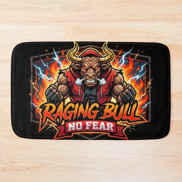 Item preview, Raging Bull — No Fear | Aggressive Street Fighter Animal Design designed and sold by SoulenCify.