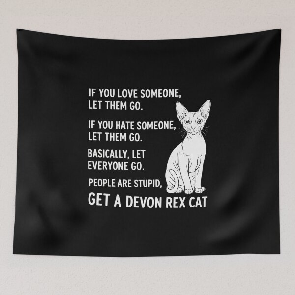 Item preview, Devon Rex Pixie Cat Design for Cat Lovers designed and sold by skanderio.