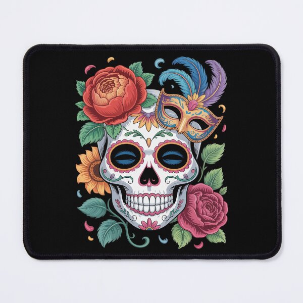 Item preview, Dia De Los Muertos Sugar Skull Flower Day The Dead designed and sold by skanderio.