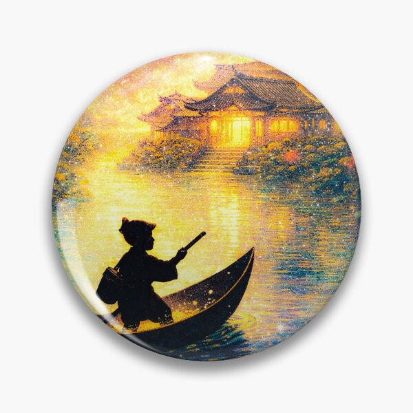 Item preview, Issun Boshi River Shadow Art designed and sold by KageArt-Studio.