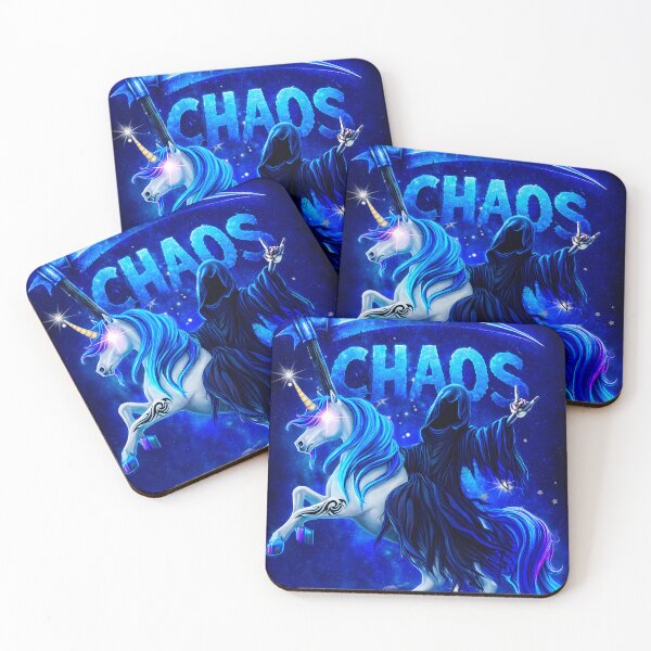 Item preview, Chaos, Death and the Unicorn designed and sold by Gothic Fantasy.