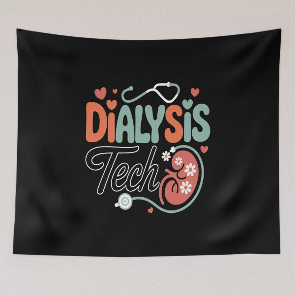 Item preview, Dialysis Tech Kidney Team Tech Nurse Stethoscope RN designed and sold by skanderio.