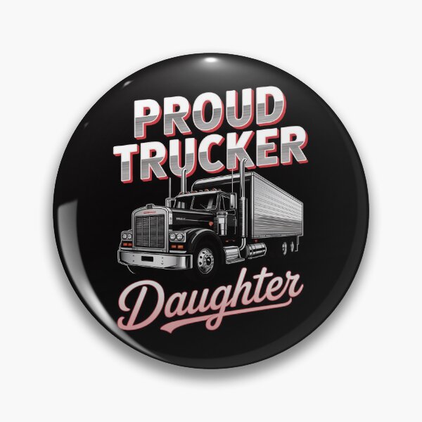 Item preview, Proud Trucker Daughter Truck Driver Child Father's Day designed and sold by tlallimicrichi.