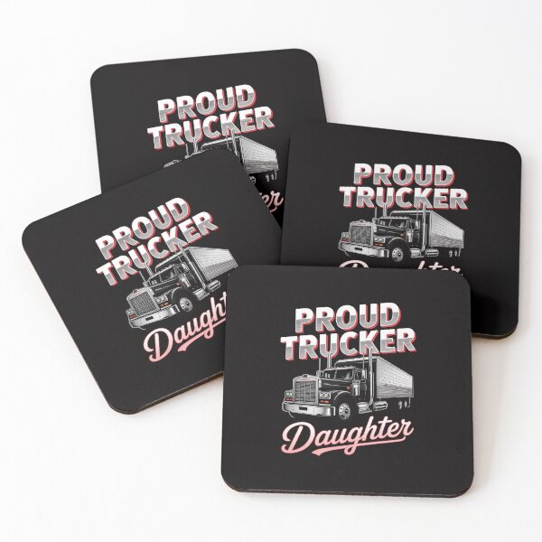 Item preview, Proud Trucker Daughter Truck Driver Child Father's Day designed and sold by tlallimicrichi.