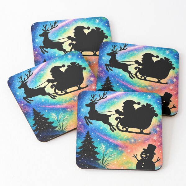 Item preview, Santa & Reindeer Shadow Art designed and sold by KageArt-Studio.