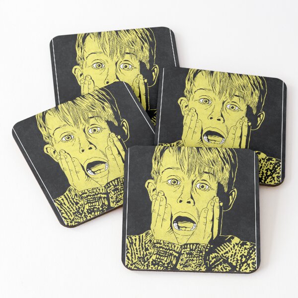 Item preview, KEVIN McCALLISTER - Home Alone (Monochrome) designed and sold by FamousWeirdosRB.