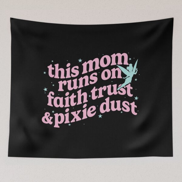 Item preview, Disney Tinker Bell Mother's Day This Mom Runs On Faith designed and sold by Carley Peter.