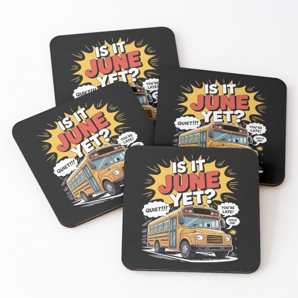 Item preview, Is It June Yet Loud Kids Students School Bus Driver designed and sold by duolastgend.