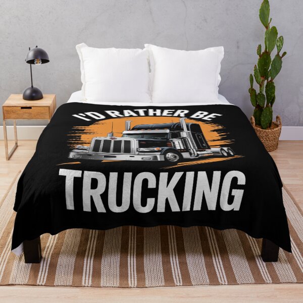 Item preview, I'D RATHER BE TRUCKING Truckers Truck Drivers Backside designed and sold by duolastgend.