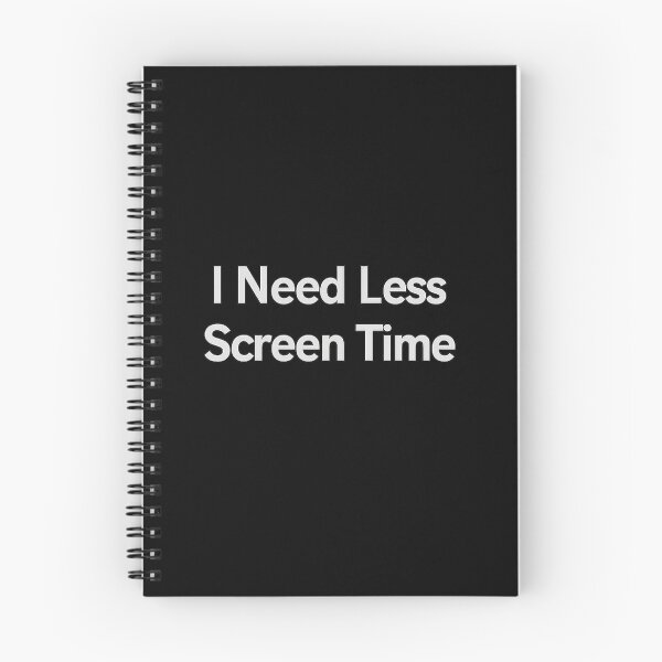 Item preview, I Need Less Screen Time – Relatable Digital Detox Quote for Burnout, Overthinking & Modern Life Humor designed and sold by AddictiveDesign.