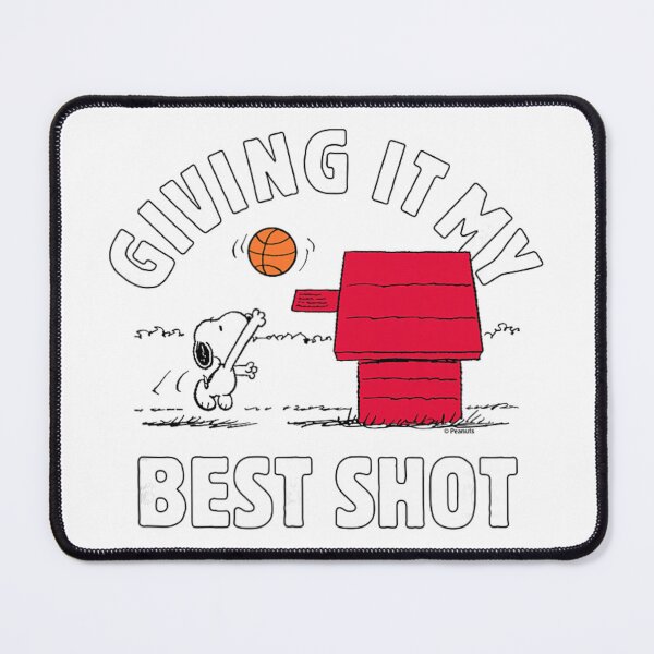 Item preview, Peanuts  Snoopy Giving It My Best Shot designed and sold by roofvirgeli.
