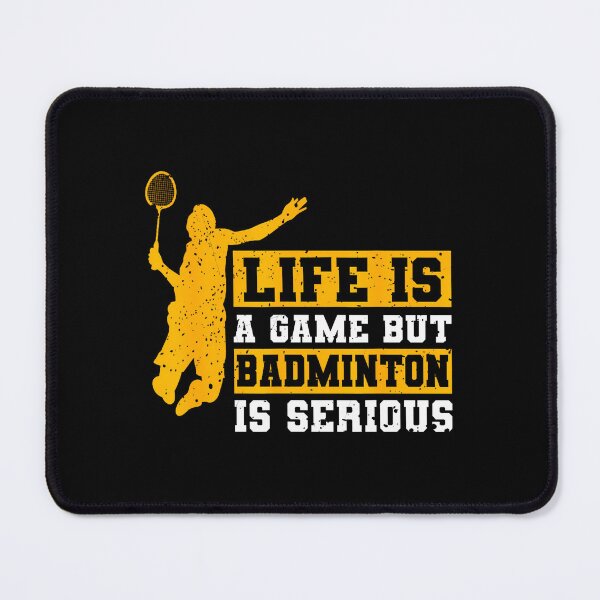 Item preview, Life Is A Game But Badminton Is Serious designed and sold by elihletoriong.