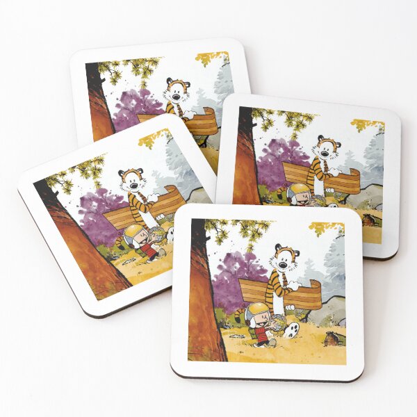 Item preview,  Calvin and hobbes Funny Sticker designed and sold by Carley Peter.