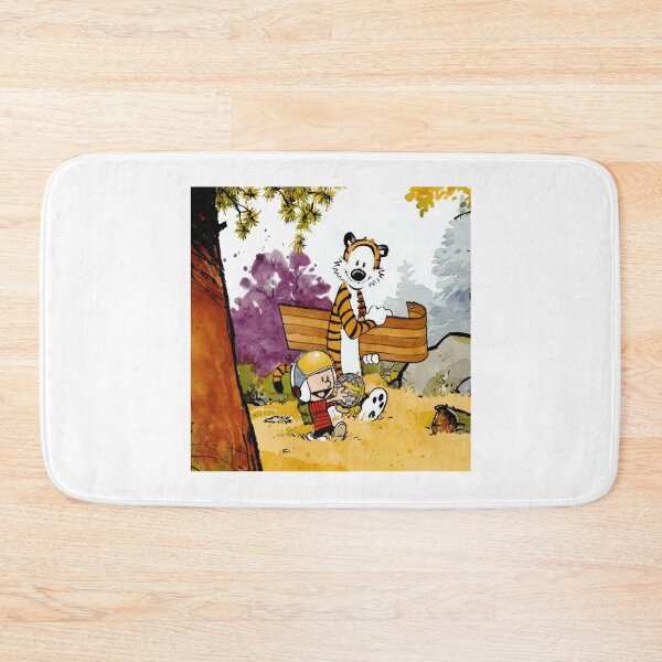 Item preview,  Calvin and hobbes Funny Sticker designed and sold by Carley Peter.
