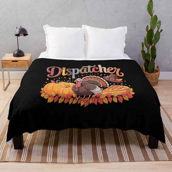 Item preview, Dispatcher Thanksgiving Turkey Leopard Fall Leaves Job Team designed and sold by imsamaharem.