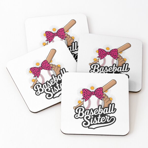 Item preview, Baseball Sister Coquette Bow Biggest Fan Sport Lovers Girl designed and sold by KonopikaaArt.