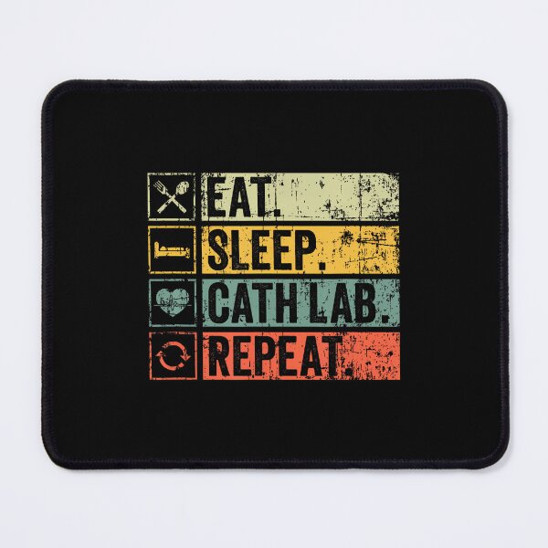 Item preview, Cath Lab Cardiac Nurse - Eat Sleep Cath Lab Repeat Vintage designed and sold by PaulaStokes2.