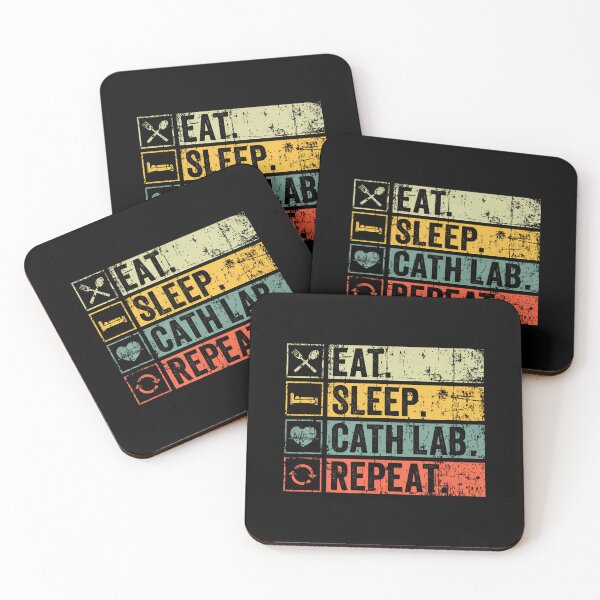 Item preview, Cath Lab Cardiac Nurse - Eat Sleep Cath Lab Repeat Vintage designed and sold by PaulaStokes2.