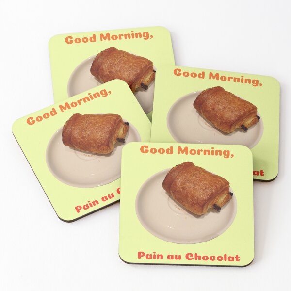 Item preview, Good Morning, Pain au Chocolat designed and sold by Sibyl-Arts.