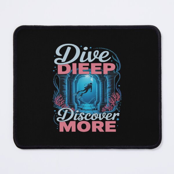 Item preview, Dive Deep Discover More Diving Diver Underwater designed and sold by imsamaharem.