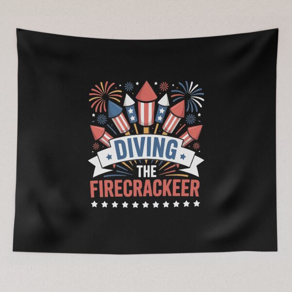 Item preview, Diving Firecracker 4th of July Family Matching designed and sold by imsamaharem.