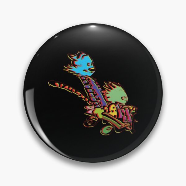 Item preview, Calvin and Hobbes Trippy Rainbow Wagon  designed and sold by roofvirgeli.