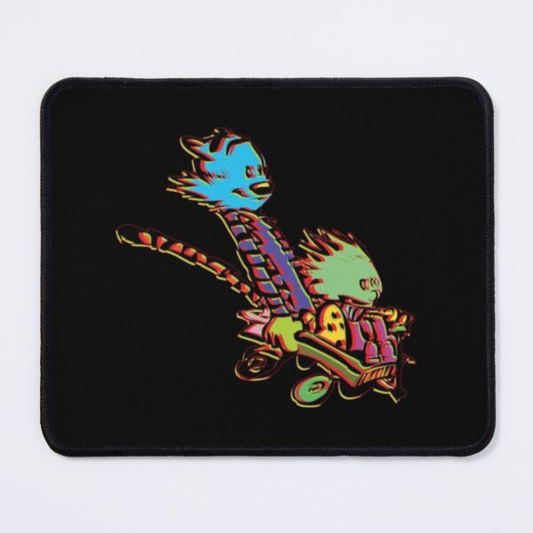Item preview, Calvin and Hobbes Trippy Rainbow Wagon  designed and sold by roofvirgeli.